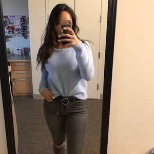 Forever 21 Blue Wool Sweater
